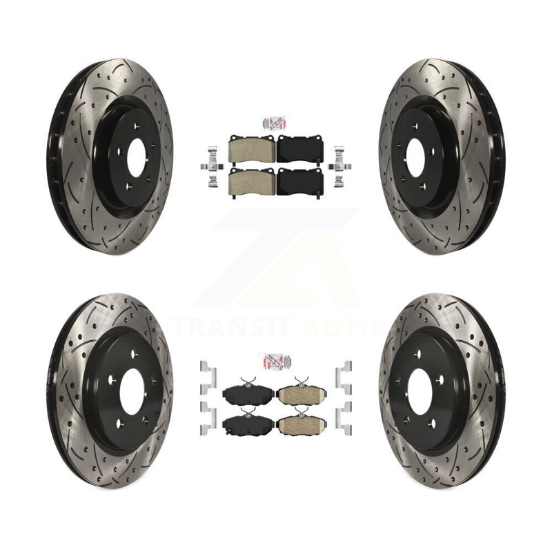 Transit Auto KDA-102571 Disc Brake Kit for 2011-2013 Ford Mustang - Front and Rear product image