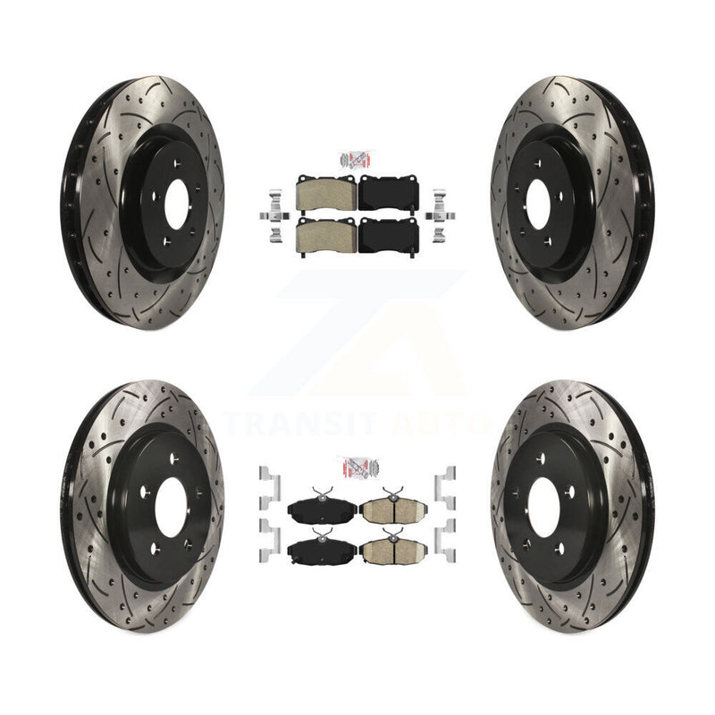 Transit Auto KDA-102572 Disc Brake Kit for 2012 Ford Mustang - Front and Rear product image