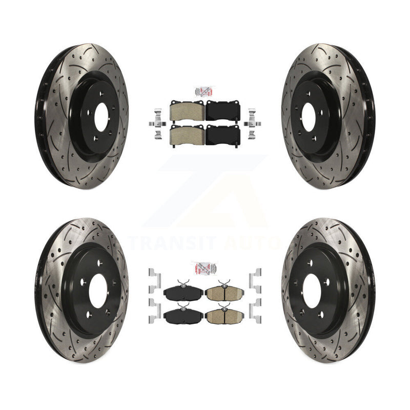 Transit Auto KDA-102573 Disc Brake Kit for 2007-2011 Ford Mustang - Front and Rear product image