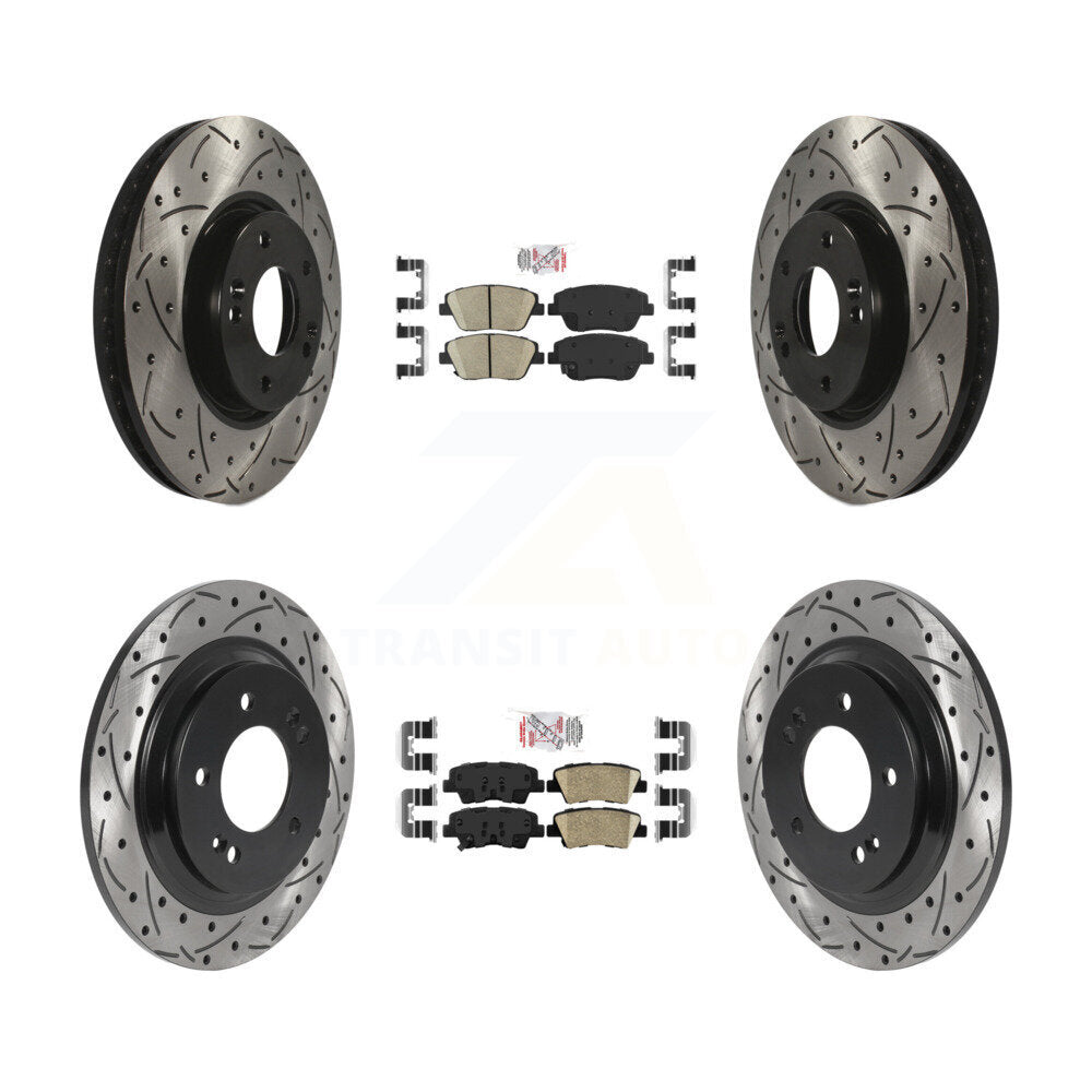 Transit Auto KDA-102575 Disc Brake Kit for 2013-2016 Kia Optima - Front and Rear product image