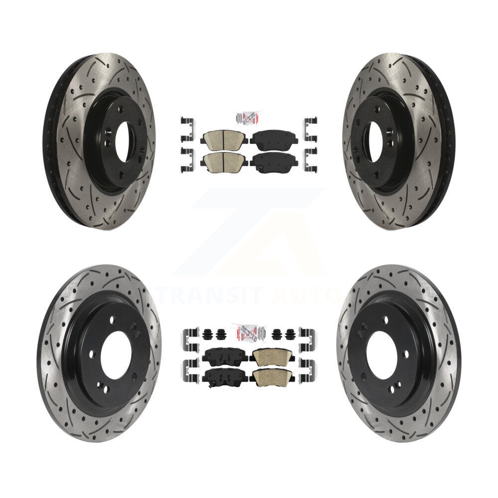 Transit Auto KDA-102576 Disc Brake Kit for 2013-2016 Kia Optima - Front and Rear product image