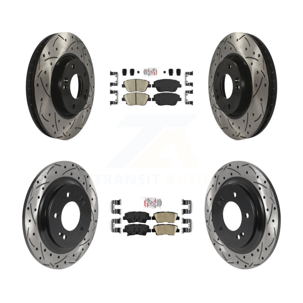 Transit Auto KDA-102579 Disc Brake Kit for 2013-2016 Kia Optima - Front and Rear product image