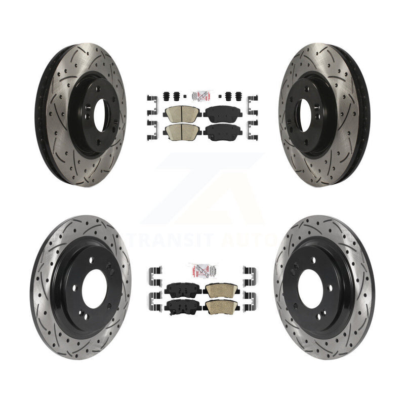 Transit Auto KDA-102579 Disc Brake Kit for 2013-2016 Kia Optima - Front and Rear product image