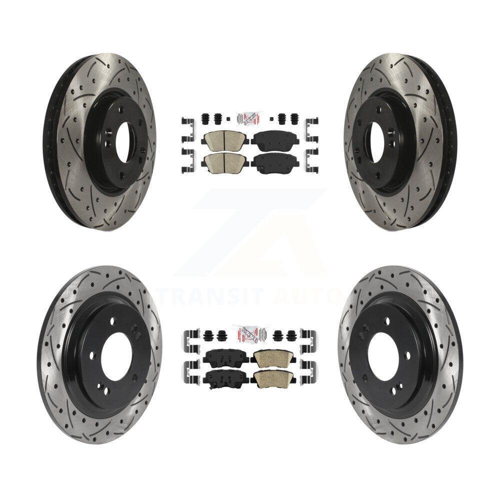 Transit Auto KDA-102580 Disc Brake Kit for 2013-2016 Kia Optima - Front and Rear product image