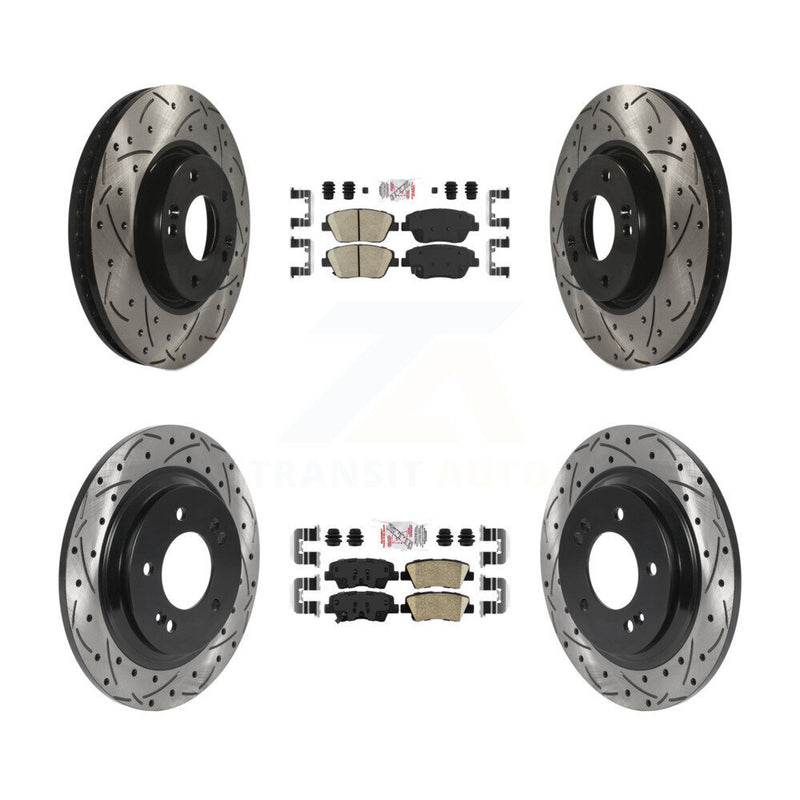 Transit Auto KDA-102580 Disc Brake Kit for 2013-2016 Kia Optima - Front and Rear product image