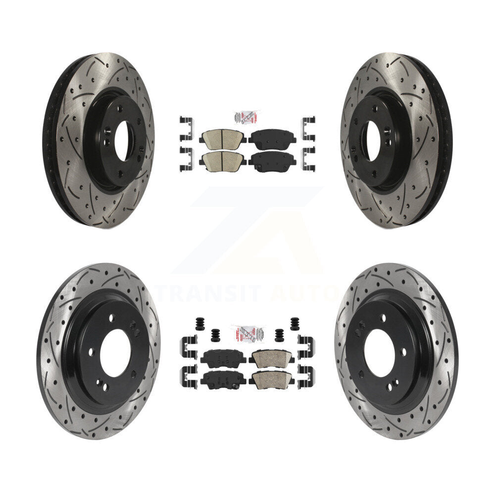 Transit Auto KDA-102581 Disc Brake Kit for 2015 Hyundai Sonata - Front and Rear product image