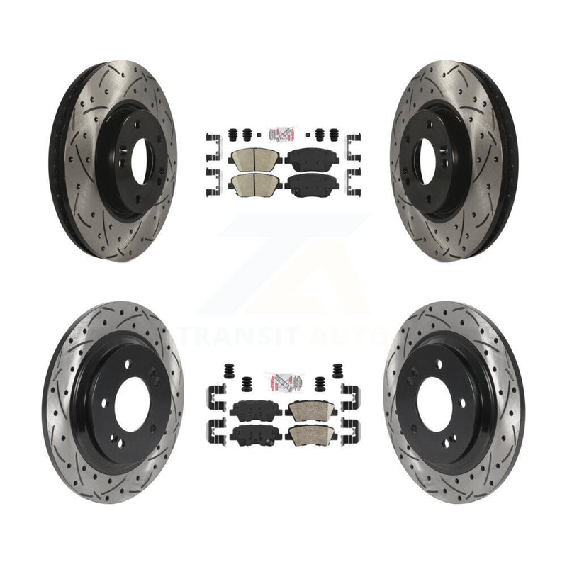 Transit Auto KDA-102583 Disc Brake Kit for 2015 Hyundai Sonata - Front and Rear product image