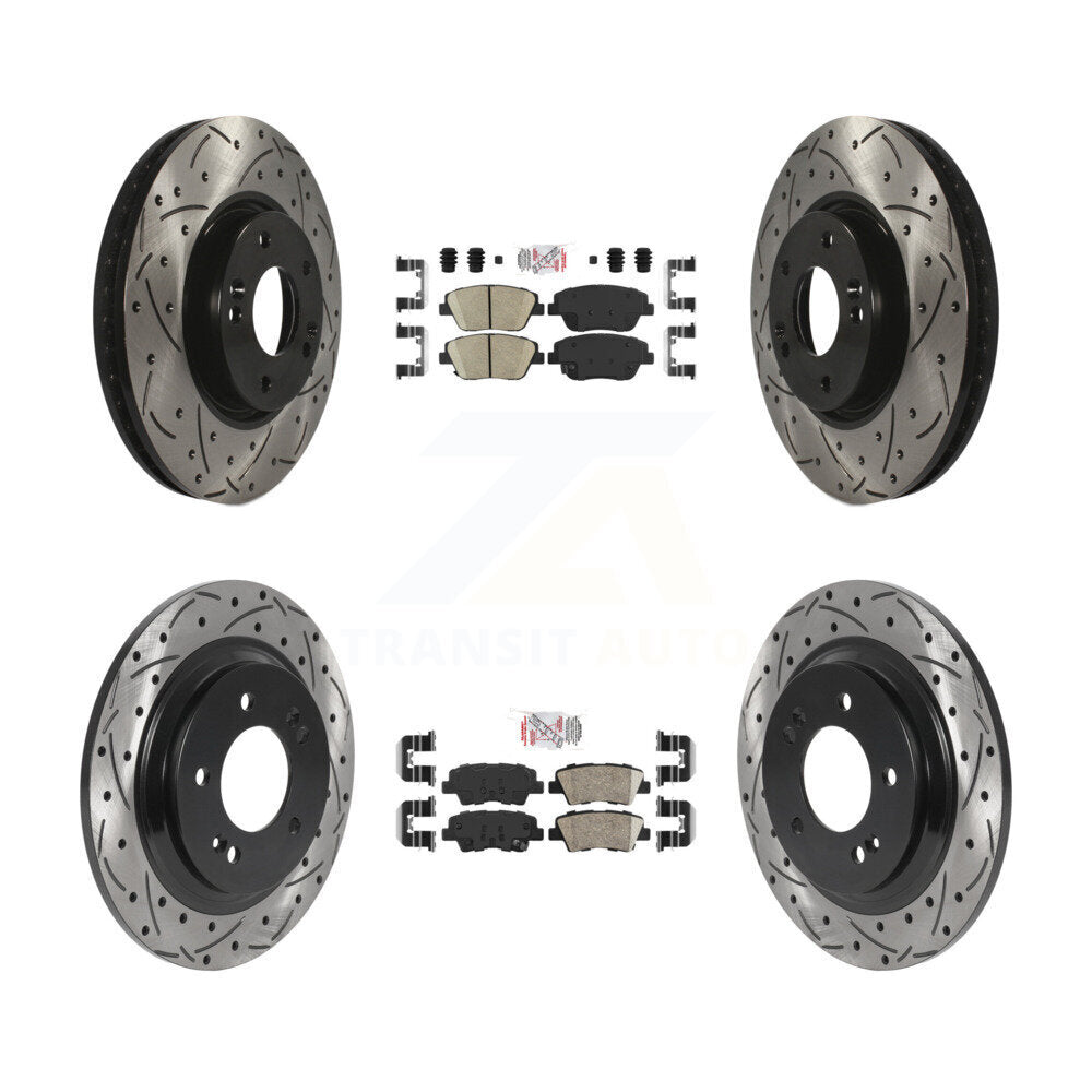 Transit Auto KDA-102584 Disc Brake Kit for 2015 Hyundai Sonata - Front and Rear product image