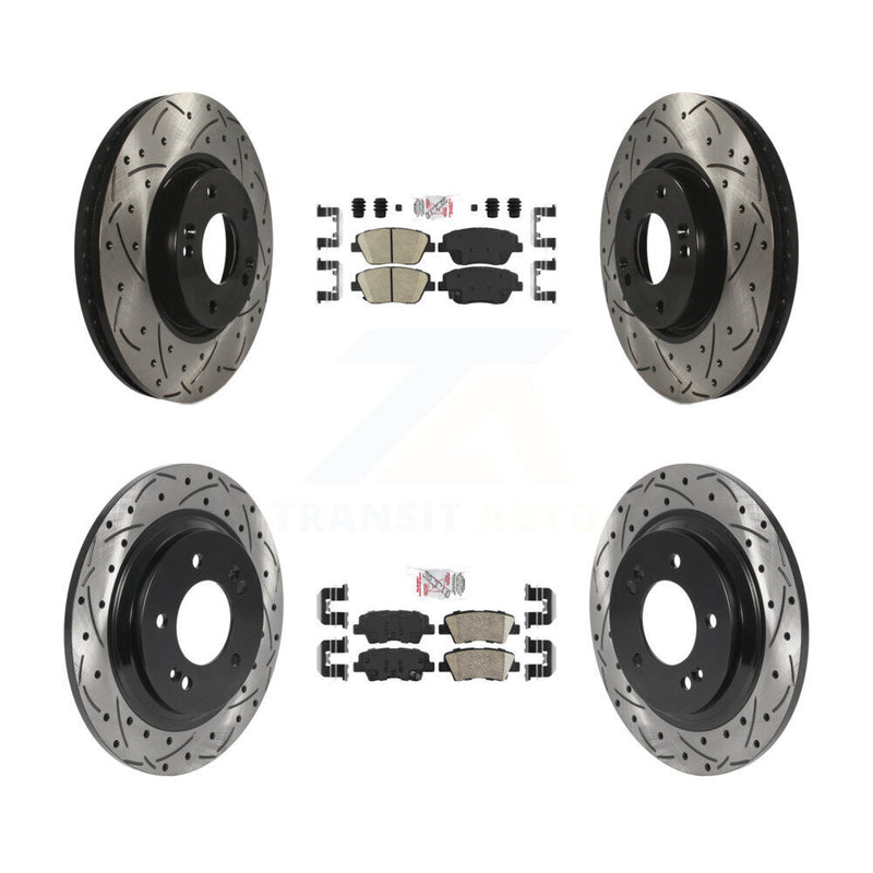 Transit Auto KDA-102584 Disc Brake Kit for 2015 Hyundai Sonata - Front and Rear product image