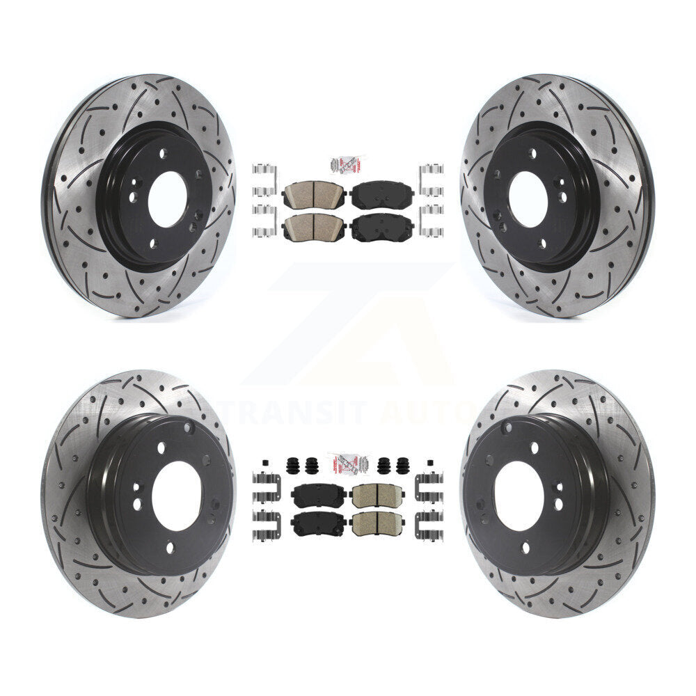 Transit Auto KDA-102587 Disc Brake Kit for 2015-2016 Hyundai Sonata - Front and Rear product image