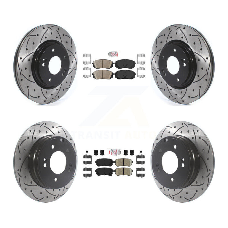Transit Auto KDA-102587 Disc Brake Kit for 2015-2016 Hyundai Sonata - Front and Rear product image