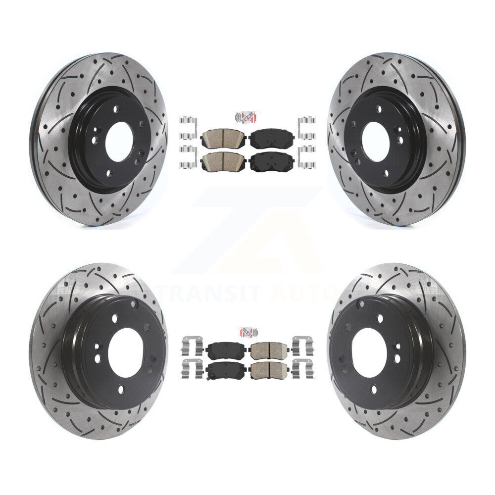 Transit Auto KDA-102588 Disc Brake Kit for 2015-2016 Hyundai Sonata - Front and Rear product image