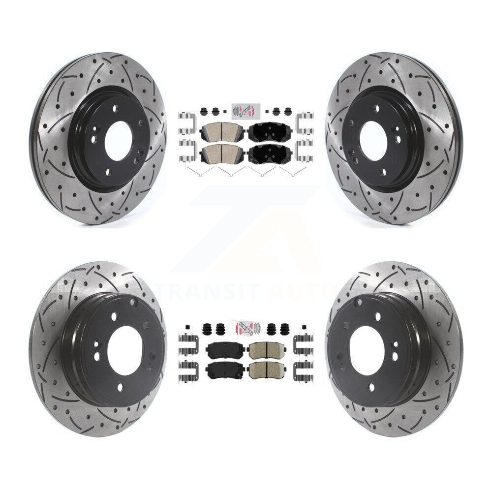 Transit Auto KDA-102589 Disc Brake Kit for 2015-2016 Hyundai Sonata - Front and Rear product image