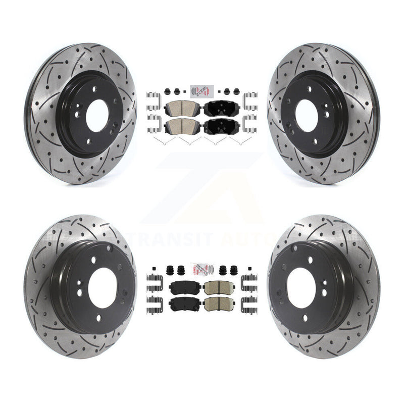 Transit Auto KDA-102589 Disc Brake Kit for 2015-2016 Hyundai Sonata - Front and Rear product image