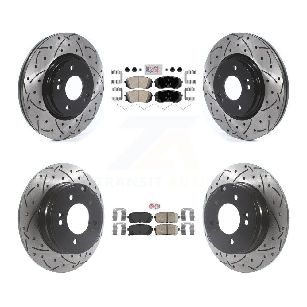 Transit Auto KDA-102590 Disc Brake Kit for 2015-2016 Hyundai Sonata - Front and Rear product image