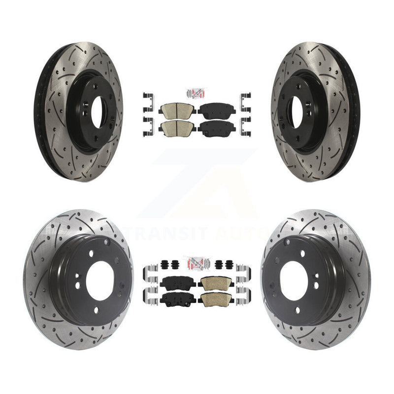 Transit Auto KDA-102592 Disc Brake Kit for 2016 Kia Optima - Front and Rear product image
