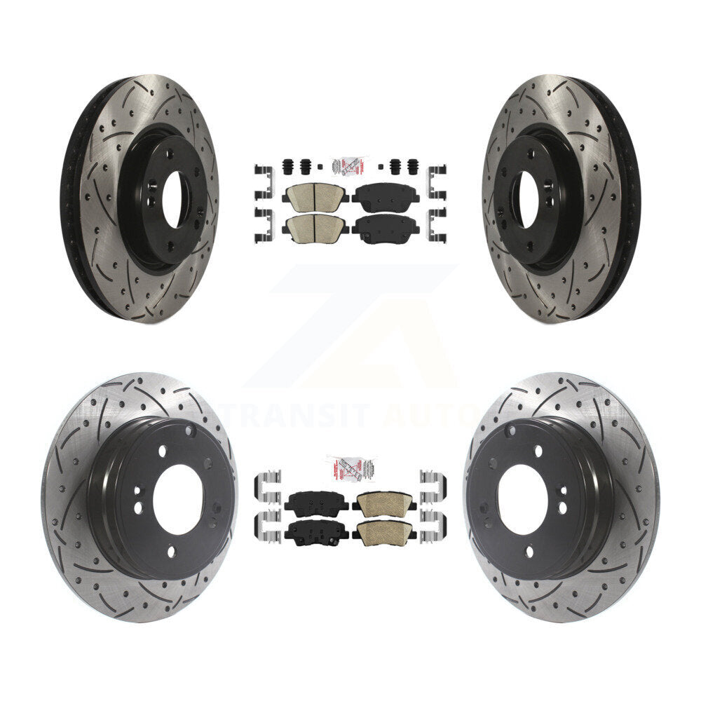 Transit Auto KDA-102593 Disc Brake Kit for 2016 Kia Optima - Front and Rear product image