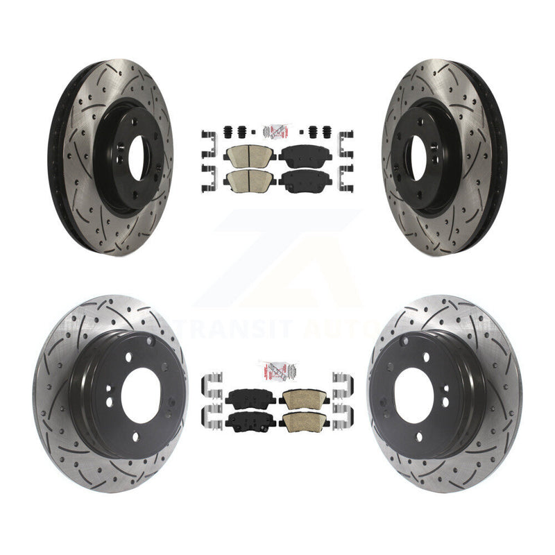 Transit Auto KDA-102593 Disc Brake Kit for 2016 Kia Optima - Front and Rear product image