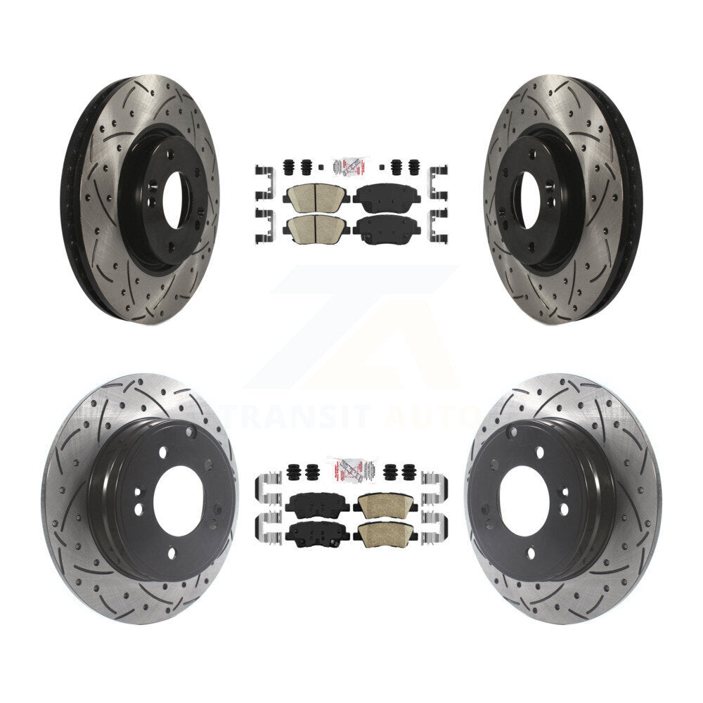 Transit Auto KDA-102594 Disc Brake Kit for 2016 Kia Optima - Front and Rear product image