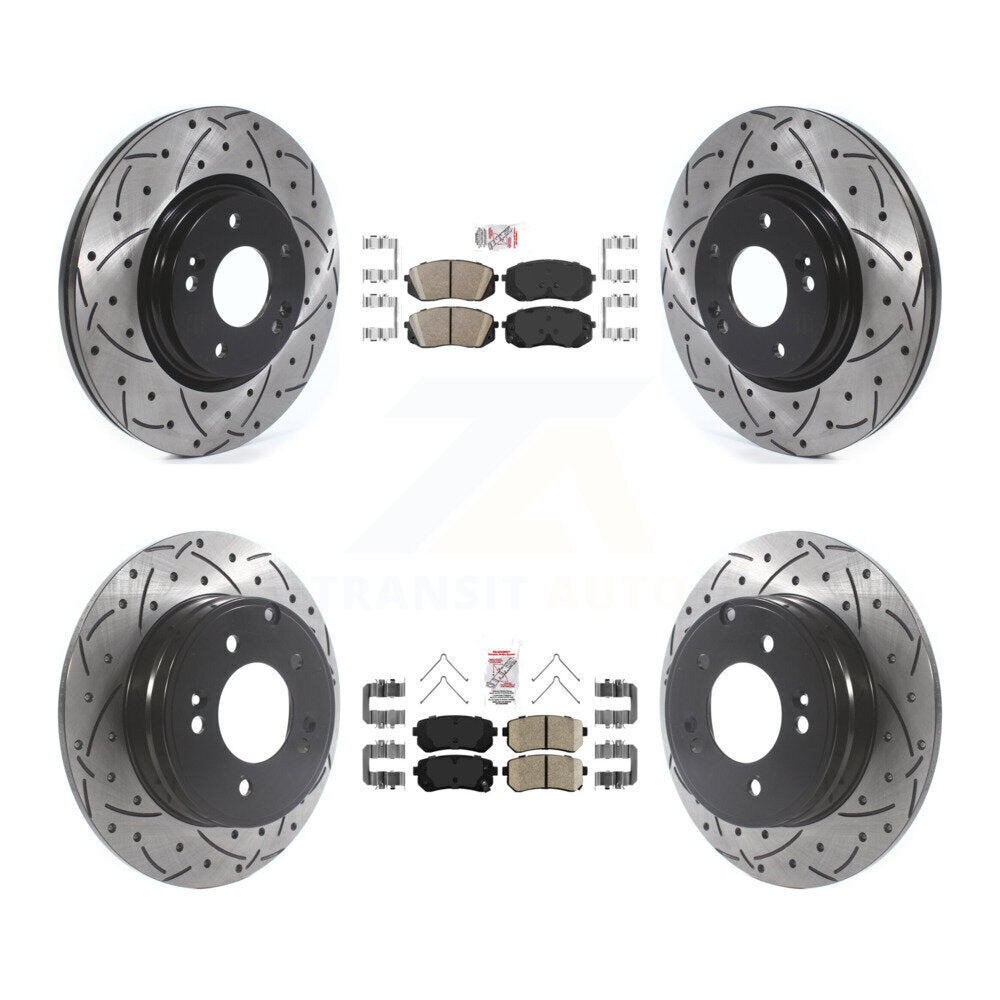 Transit Auto KDA-102595 Disc Brake Kit for 2016-2019 Kia Optima - Front and Rear product image