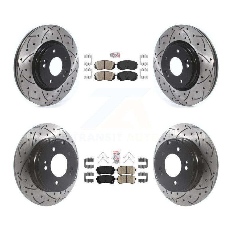 Transit Auto KDA-102595 Disc Brake Kit for 2016-2019 Kia Optima - Front and Rear product image