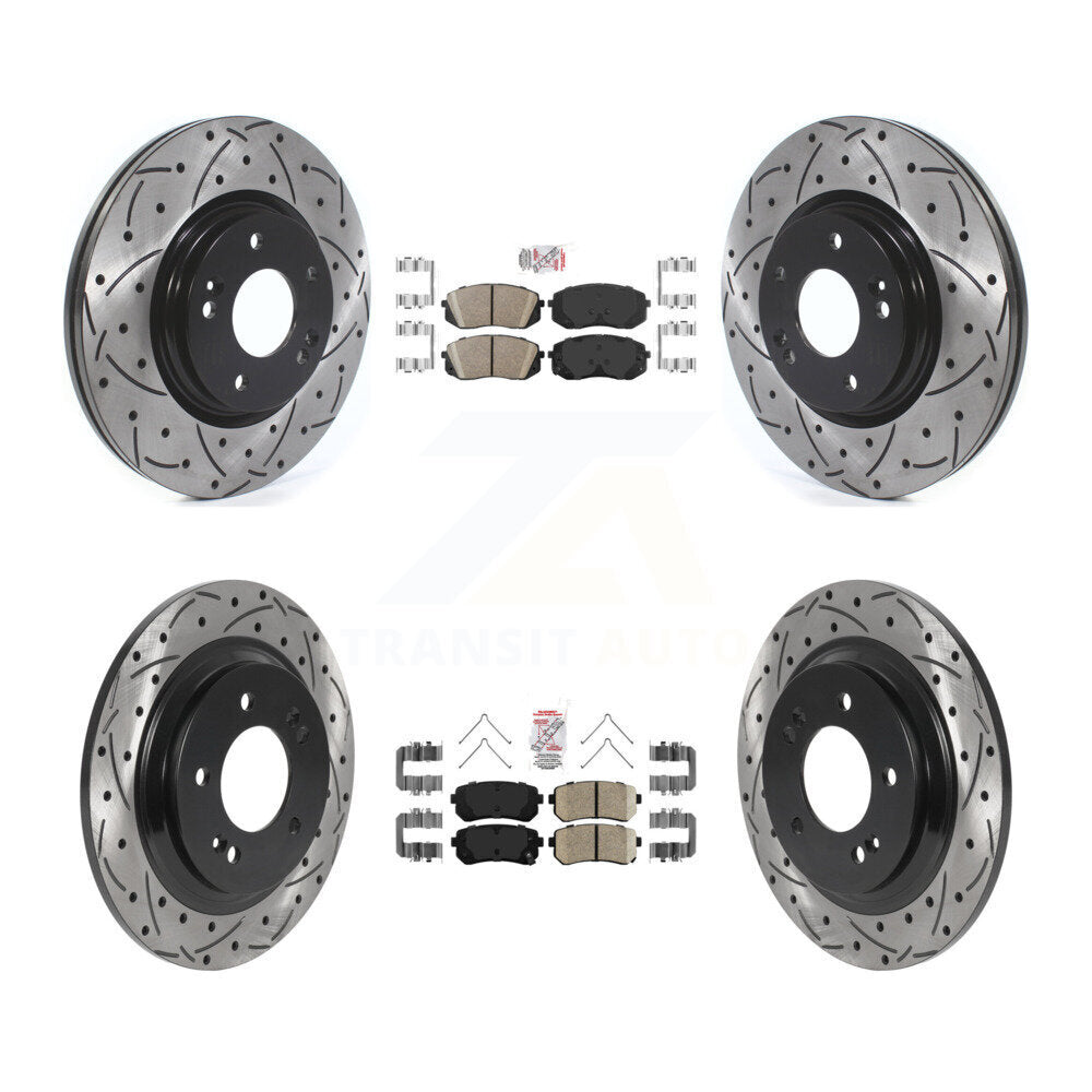 Transit Auto KDA-102596 Disc Brake Kit for 2016 Kia Optima - Front and Rear product image