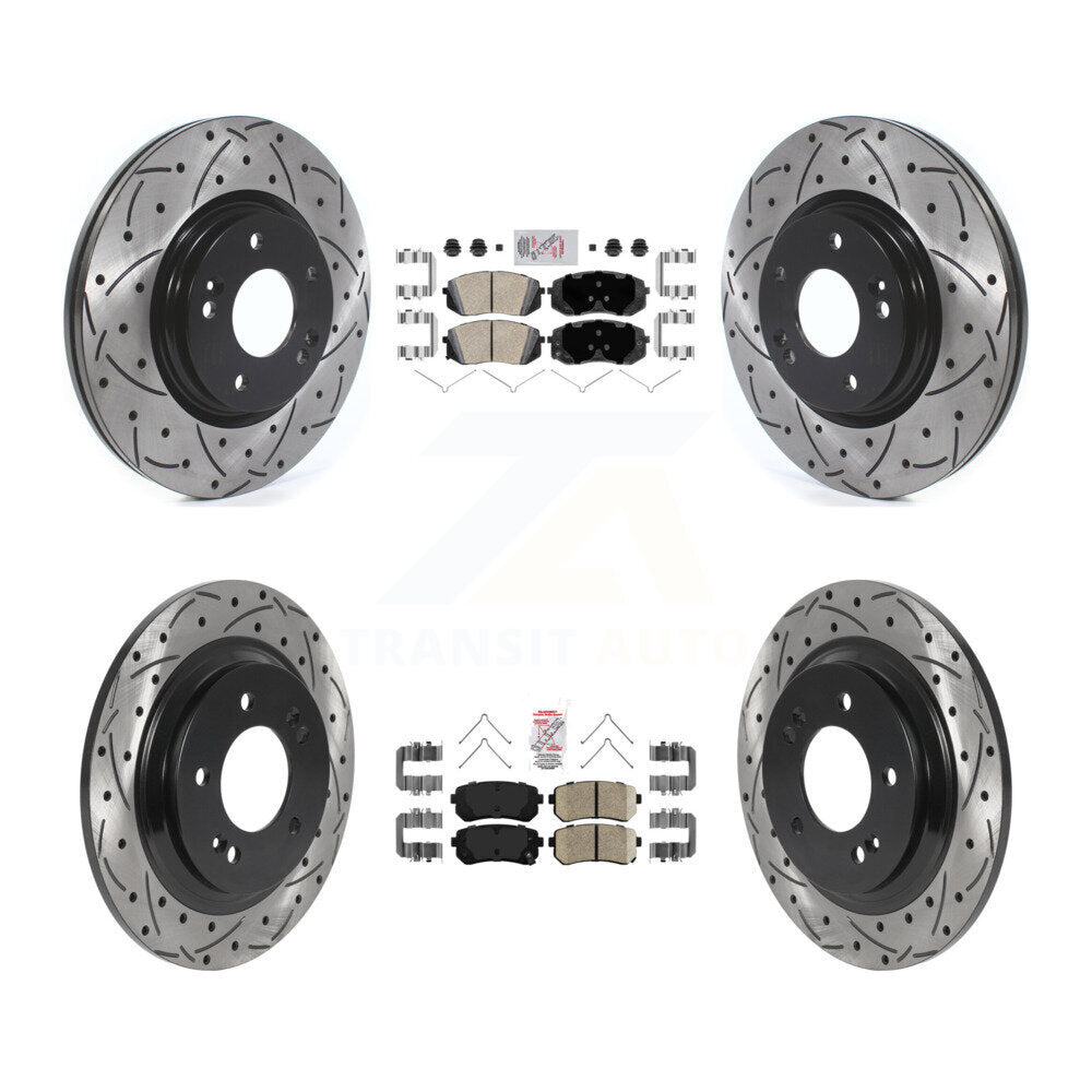 Transit Auto KDA-102598 Disc Brake Kit for 2016 Kia Optima - Front and Rear product image