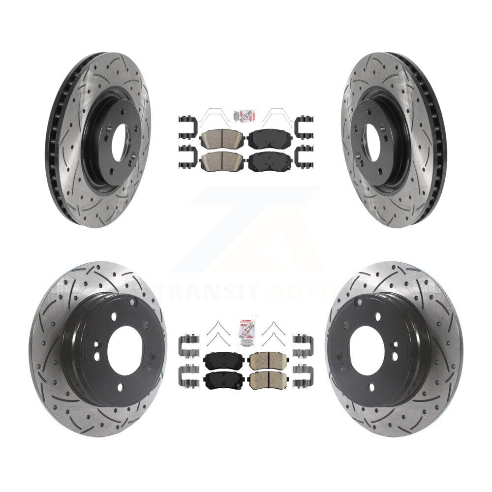 Transit Auto KDA-102599 Disc Brake Kit for 2016-2019 Kia Optima - Front and Rear product image