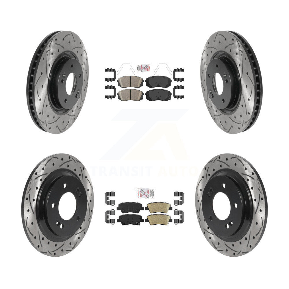 Transit Auto KDA-102600 Disc Brake Kit for 2016-2019 Kia Optima - Front and Rear product image
