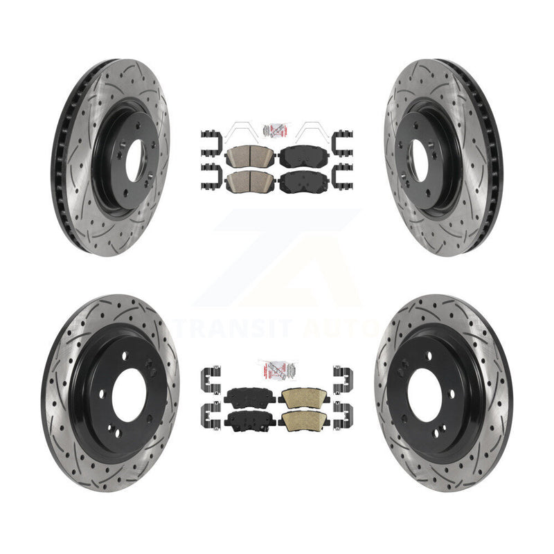 Transit Auto KDA-102600 Disc Brake Kit for 2016-2019 Kia Optima - Front and Rear product image