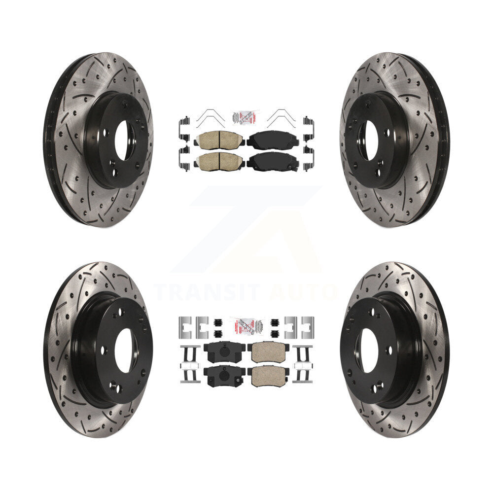 Transit Auto KDA-102601 Disc Brake Kit for 2014-2015 Honda Civic - Front and Rear product image