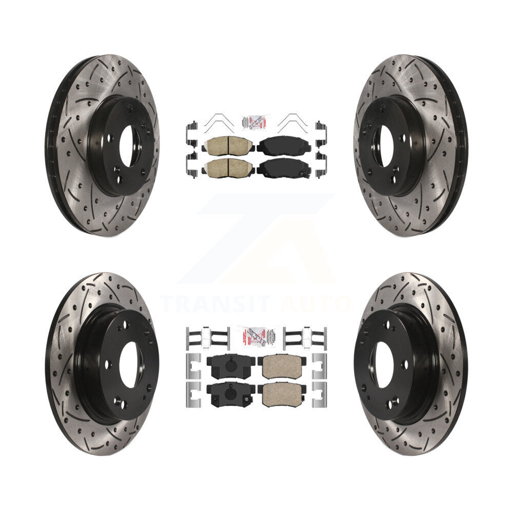 Transit Auto KDA-102602 Disc Brake Kit for 2014-2015 Honda Civic - Front and Rear product image