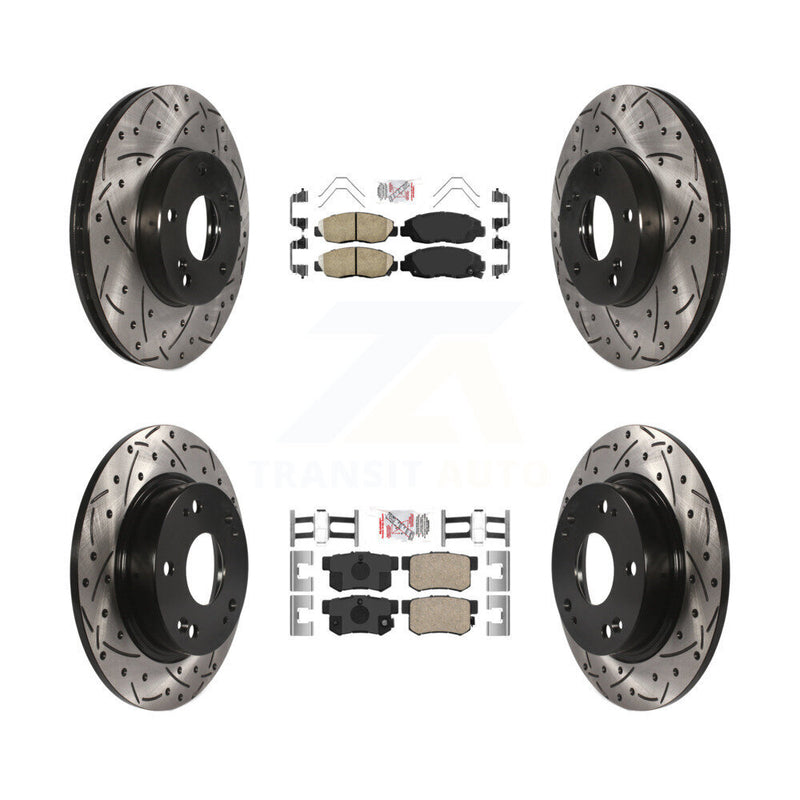 Transit Auto KDA-102602 Disc Brake Kit for 2014-2015 Honda Civic - Front and Rear product image