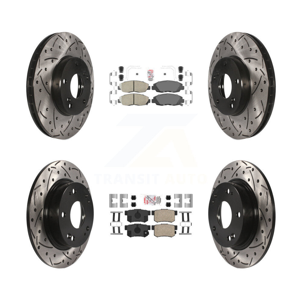 Transit Auto KDA-102603 Disc Brake Kit for 2014-2015 Honda Civic - Front and Rear product image