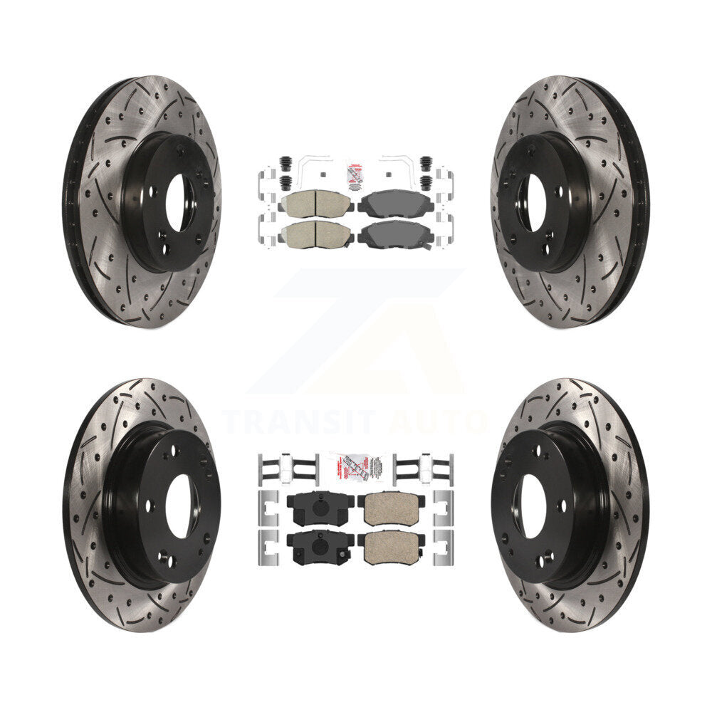 Transit Auto KDA-102604 Disc Brake Kit for 2014-2015 Honda Civic - Front and Rear product image