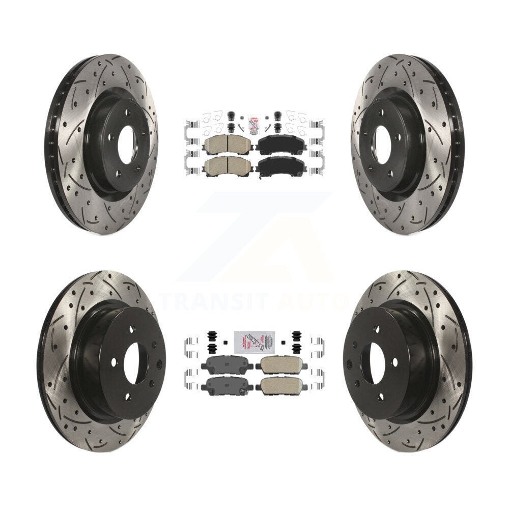 Transit Auto KDA-102606 Disc Brake Kit for 2016-2017 INFINITI QX50 - Front and Rear product image