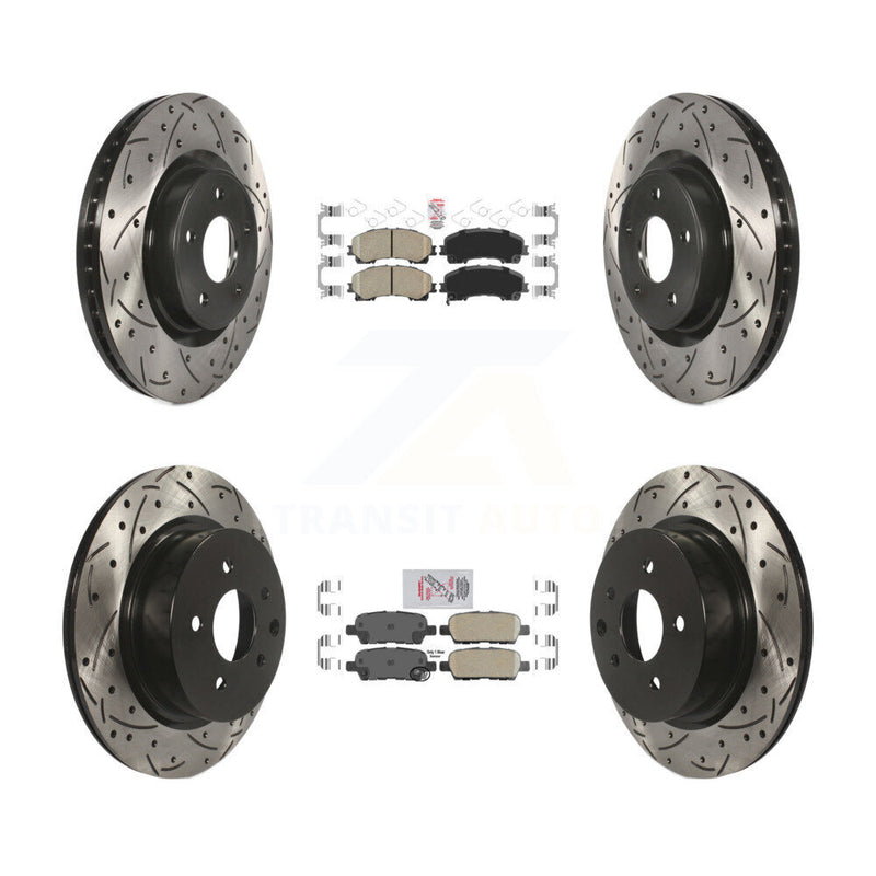 Transit Auto KDA-102607 Disc Brake Kit for 2016-2017 INFINITI QX50 - Front and Rear product image