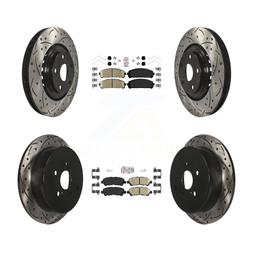 Transit Auto KDA-102609 Disc Brake Kit for 2014 Toyota Highlander - Front and Rear product image