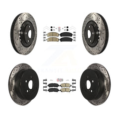 Transit Auto KDA-102609 Disc Brake Kit for 2014 Toyota Highlander - Front and Rear product image