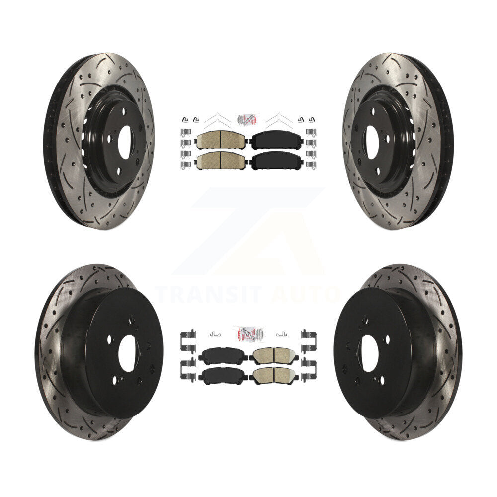 Transit Auto KDA-102610 Disc Brake Kit for 2014 Toyota Highlander - Front and Rear product image
