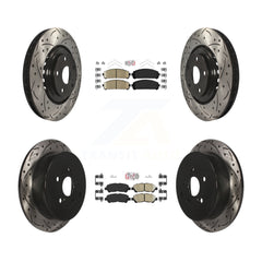 Transit Auto KDA-102610 Disc Brake Kit for 2014 Toyota Highlander - Front and Rear product image