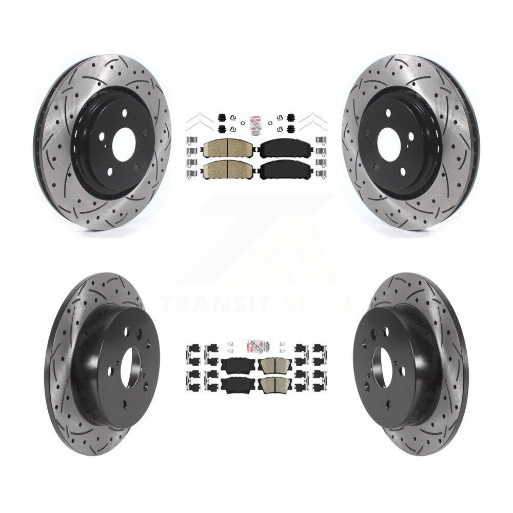 Transit Auto KDA-102612 Disc Brake Kit for 2022 Toyota Camry - Front and Rear product image