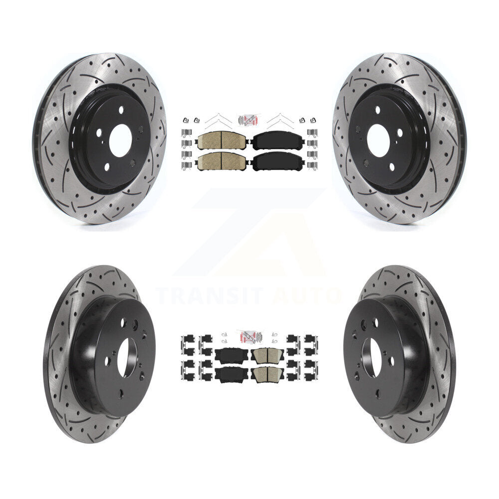 Transit Auto KDA-102614 Disc Brake Kit for 2022 Toyota Camry - Front and Rear product image