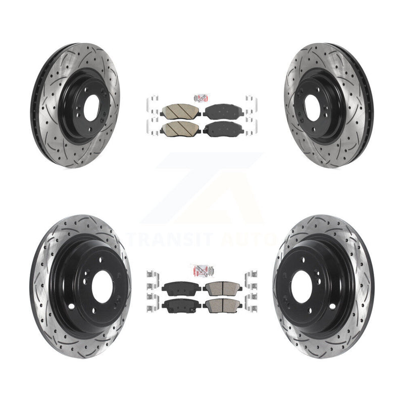 Transit Auto KDA-102618 Disc Brake Kit for 2012 Hyundai Genesis - Front and Rear product image