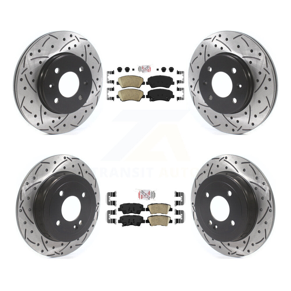 Transit Auto KDA-102623 Disc Brake Kit for 2012-2018 Kia Rio, Hyundai Accent - Front and Rear product image