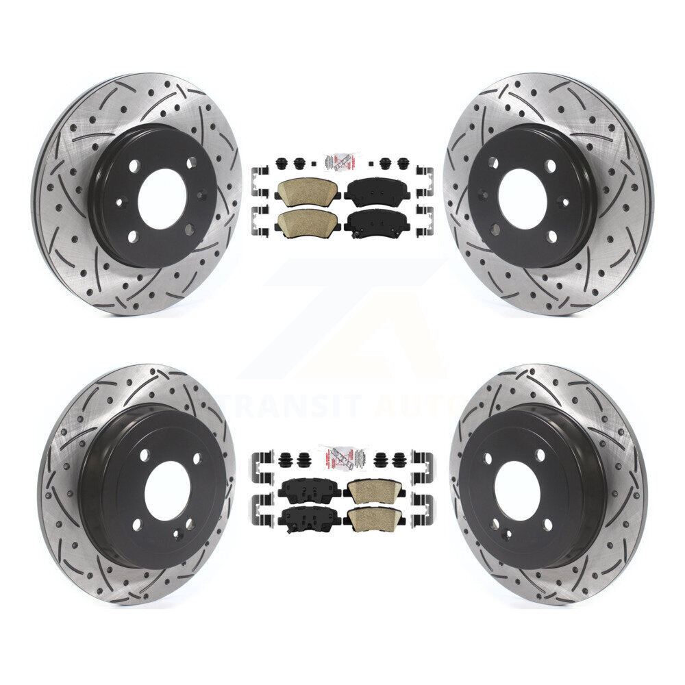 Transit Auto KDA-102624 Disc Brake Kit for 2012-2018 Kia Rio, Hyundai Accent - Front and Rear product image