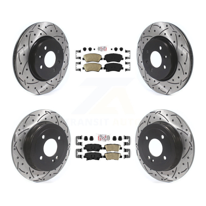 Transit Auto KDA-102626 Disc Brake Kit for 2012-2017 Kia Rio - Front and Rear product image