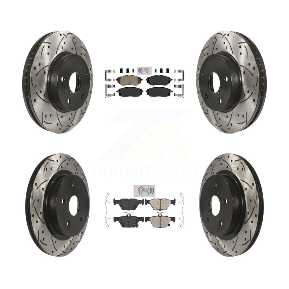 Transit Auto KDA-102628 Disc Brake Kit for 2015 Subaru Legacy - Front and Rear product image