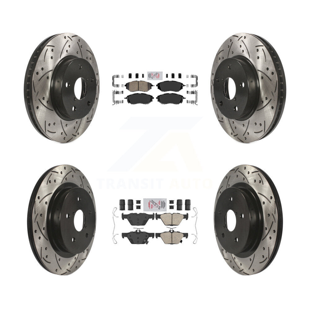 Transit Auto KDA-102629 Disc Brake Kit for 2015 Subaru Legacy - Front and Rear product image