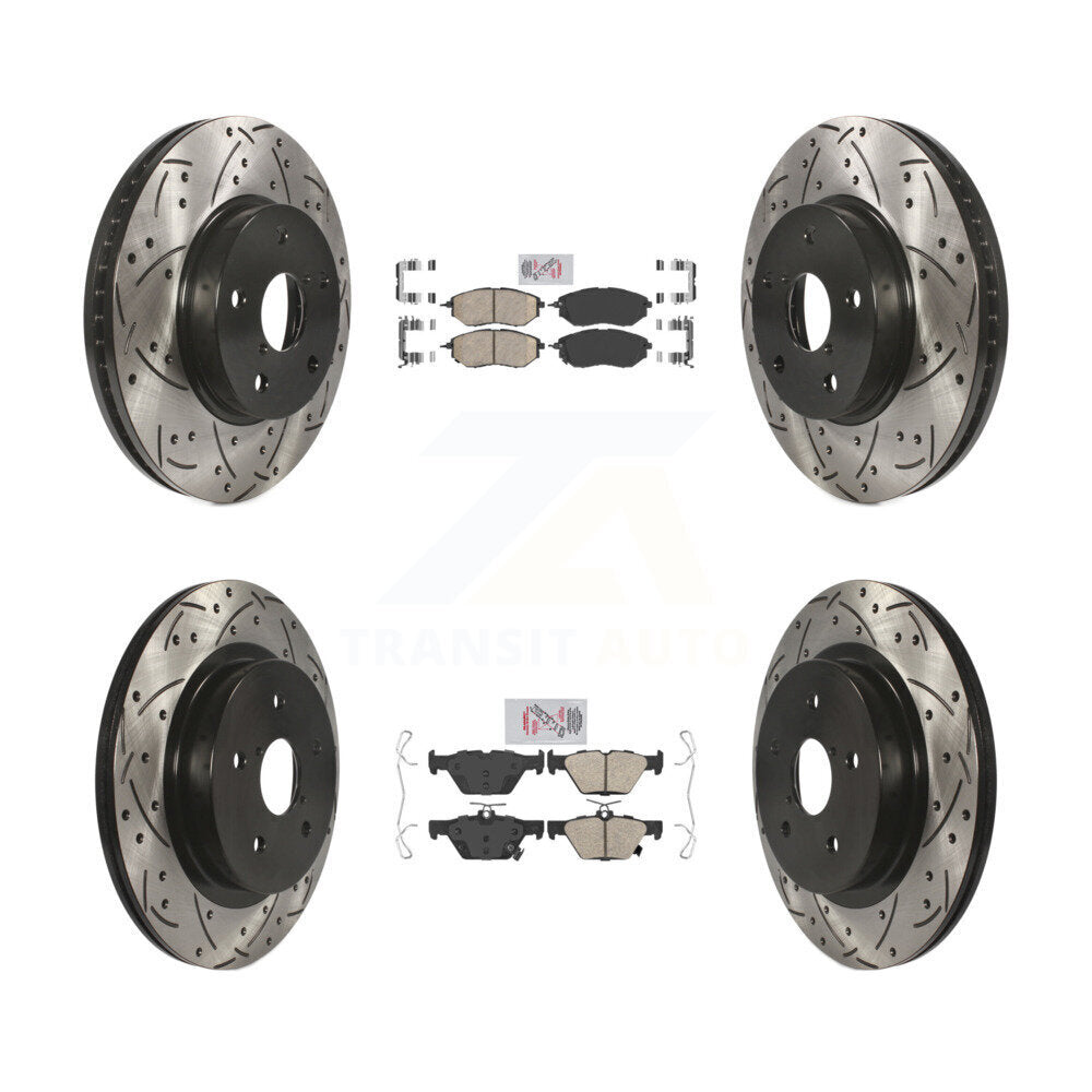 Transit Auto KDA-102630 Disc Brake Kit for 2015 Subaru Legacy - Front and Rear product image